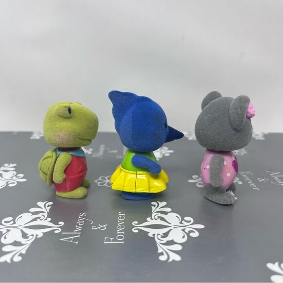 Lit’l Woodzeez Bobbleez Flocked Material Figure Bundle - Picture 5 of 9